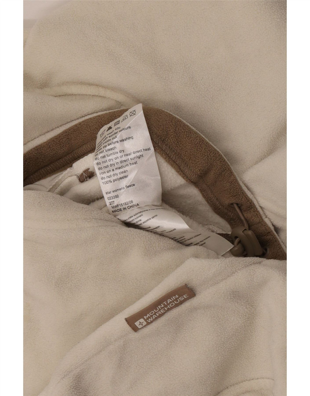 Damska kurtka polarowa Mountain Warehouse UK 14, średnia, złamana biel, poliester