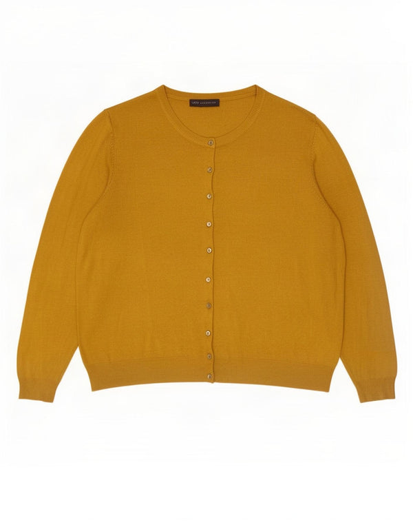 Sweter damski Marks & Spencer UK 22 3XL Żółta wiskoza