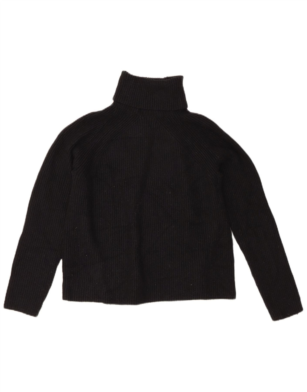 Marks & Spencer Damski sweter z golfem UK 10 Small, czarna wiskoza