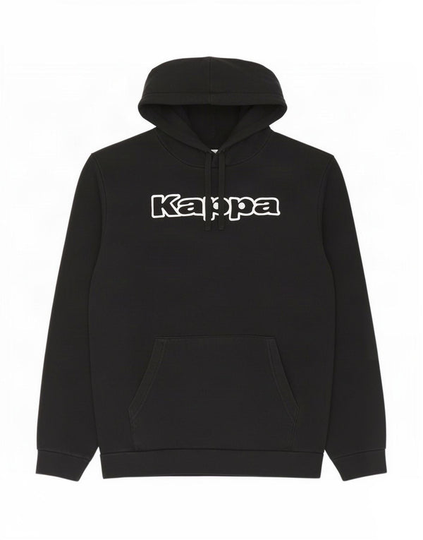 Męski sweter z kapturem Kappa 2XL, czarny, bawełniany