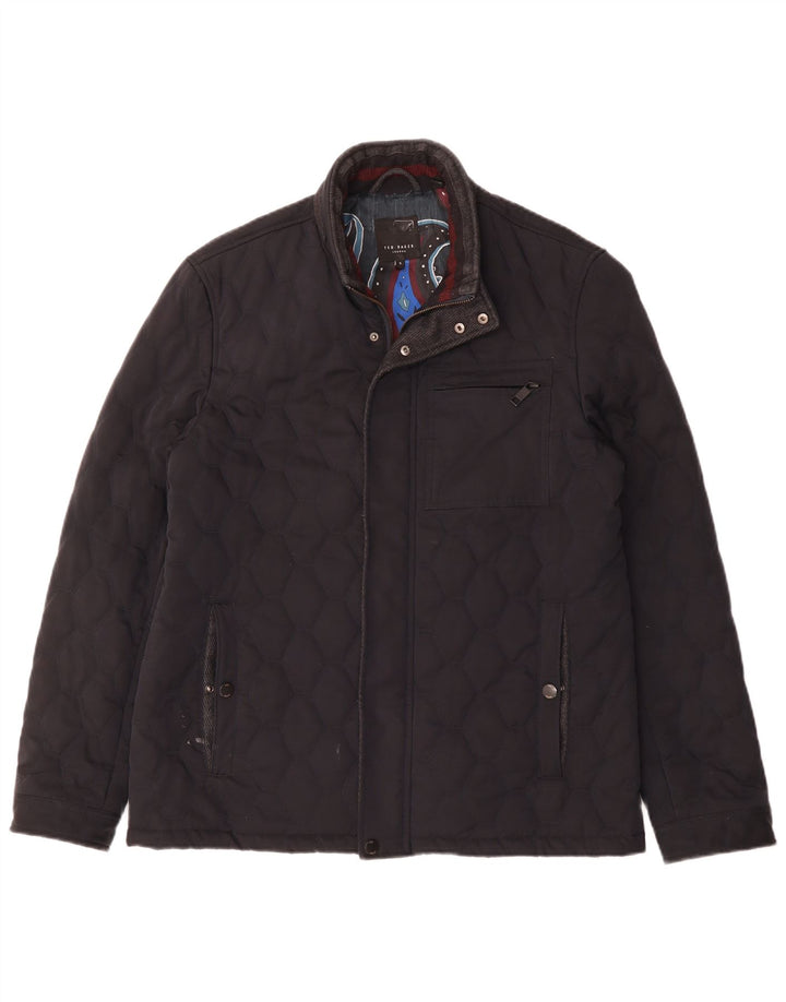 Męska pikowana kurtka TED BAKER, rozmiar 5 XL, granatowa