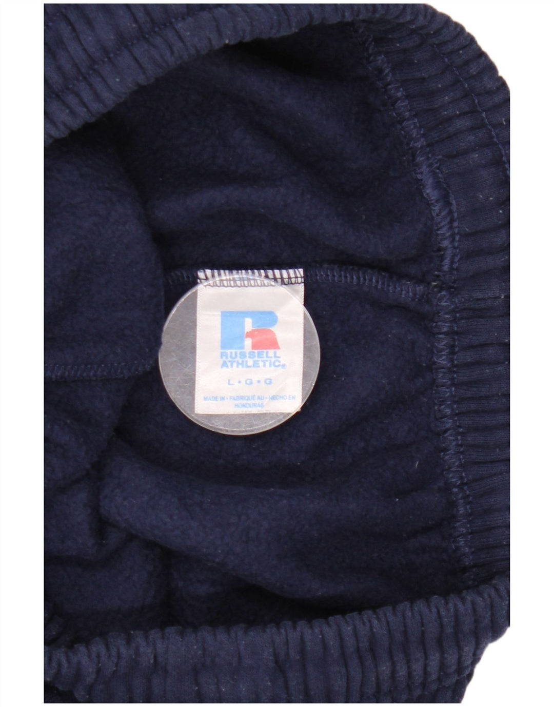 Męskie spodnie dresowe RUSSELL ATHLETIC Joggery, duże, granatowe, bawełniane