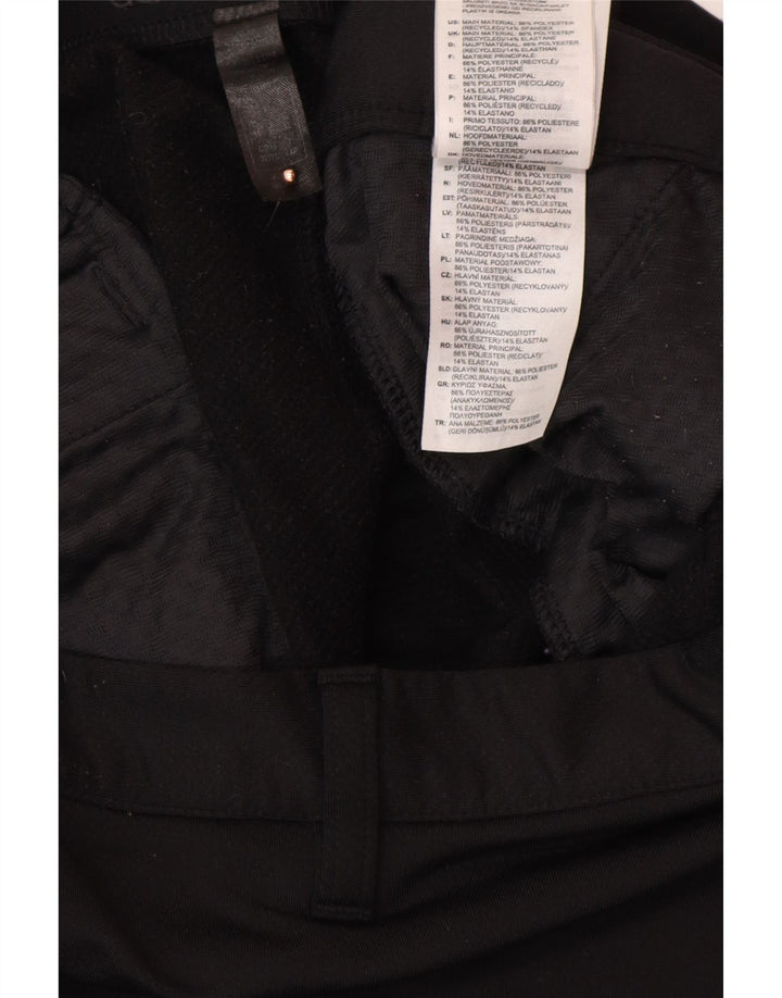 Męskie spodnie chino ADIDAS XL W40 L30, czarny poliester