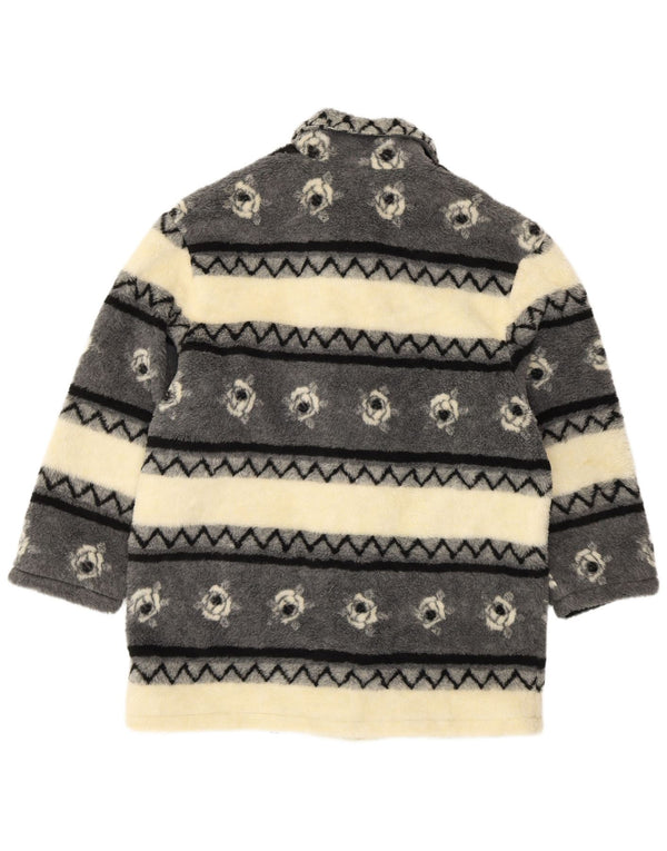 Damski płaszcz wiatrówkowy Sherpa VINTAGE UK 20/22 2XL w beżowe paski