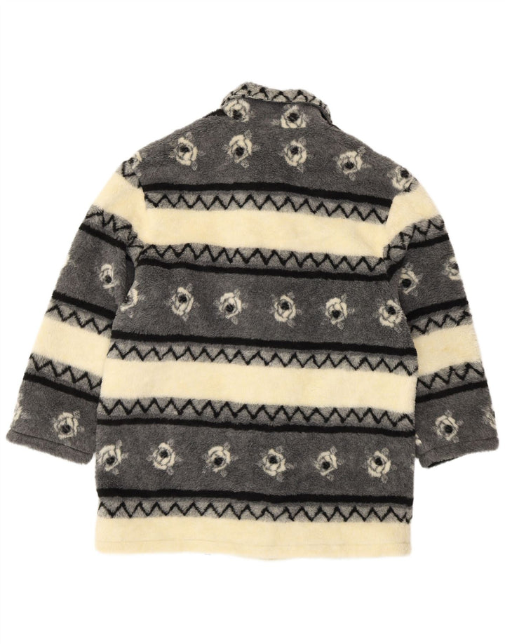 Damski płaszcz wiatrówkowy Sherpa VINTAGE UK 20/22 2XL w beżowe paski