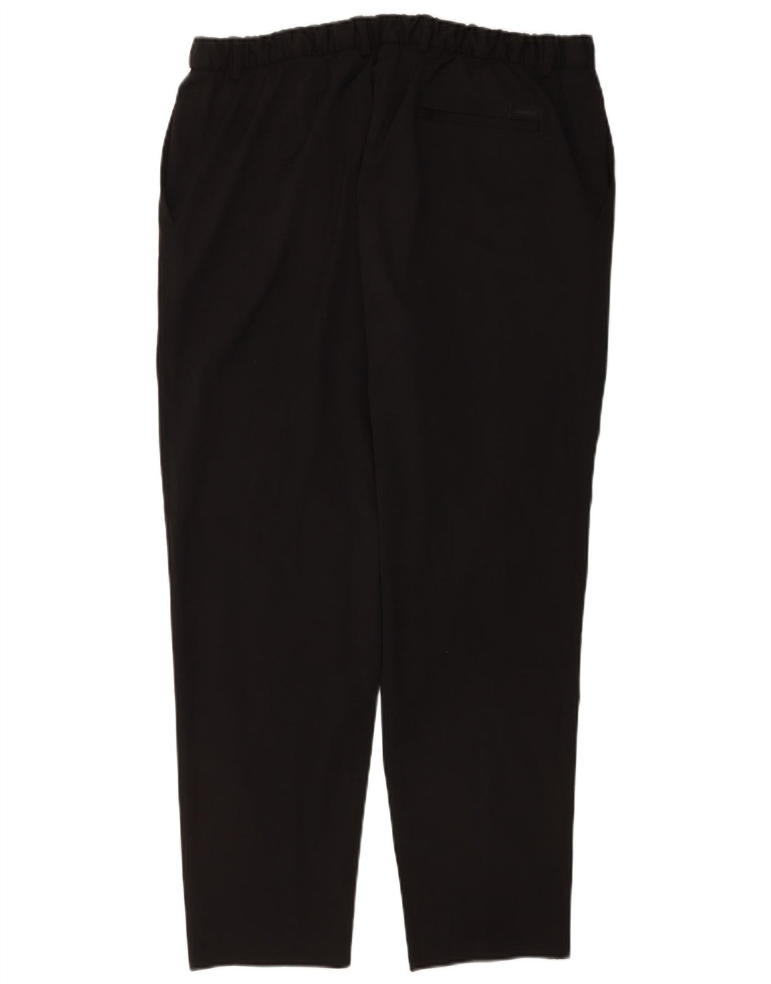 Męskie zwężane spodnie Chino Calvin Klein W36 L30 Czarny poliester