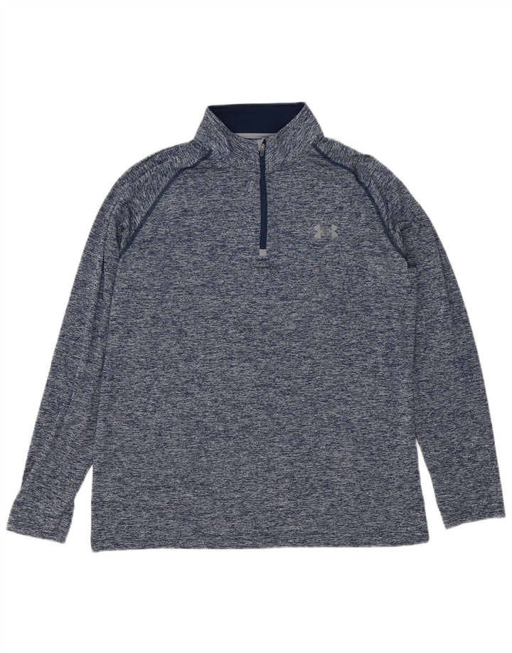 Męski dres Under Armour Heat Gear, duży, niebieski nakrapiany