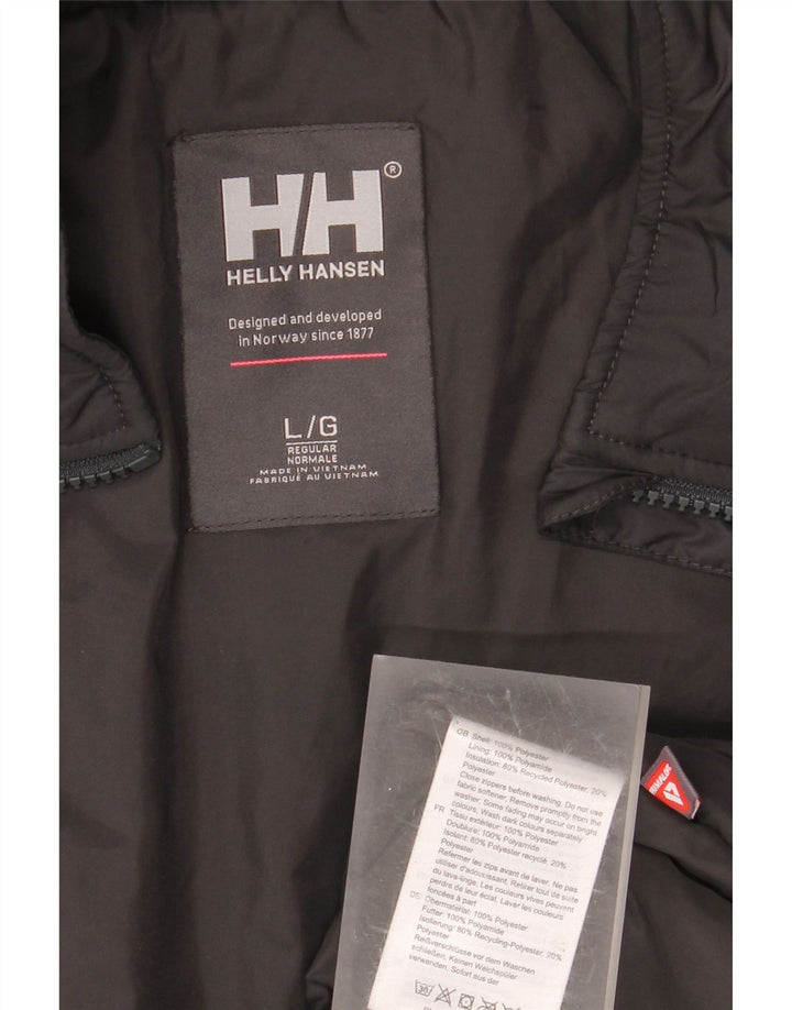 Męska kurtka wiatrówka HELLY HANSEN o regularnym kroju UK 40, duża, czarna