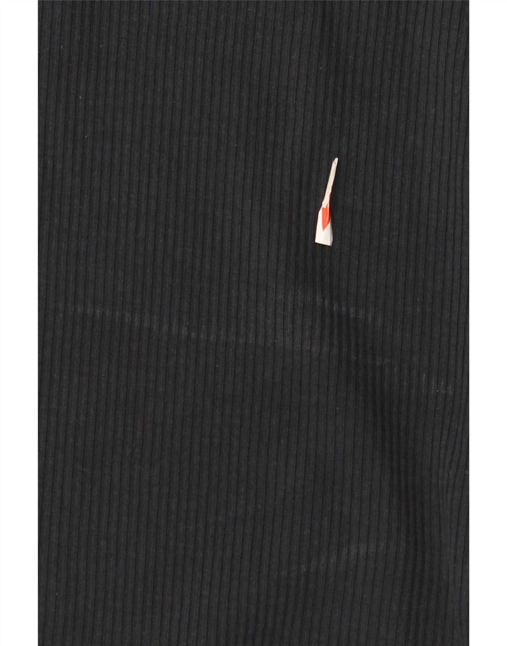 Męska koszulka polo Zara XL, czarna, bawełniana