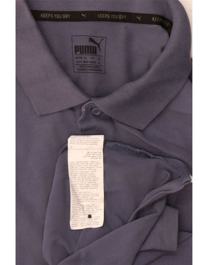 Męska koszulka polo Puma XL, szara bawełna