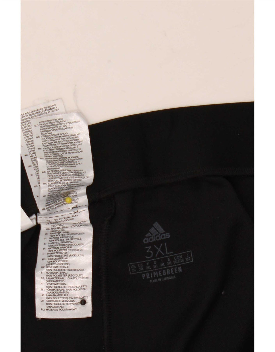 Męskie spodnie dresowe Adidas Aeroready 3XL, czarny poliester