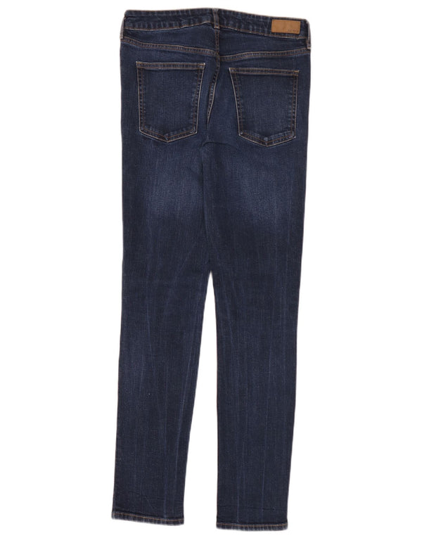 Damskie jeansy skinny Fat Face UK 8 Small W28 L30 Granatowa bawełna