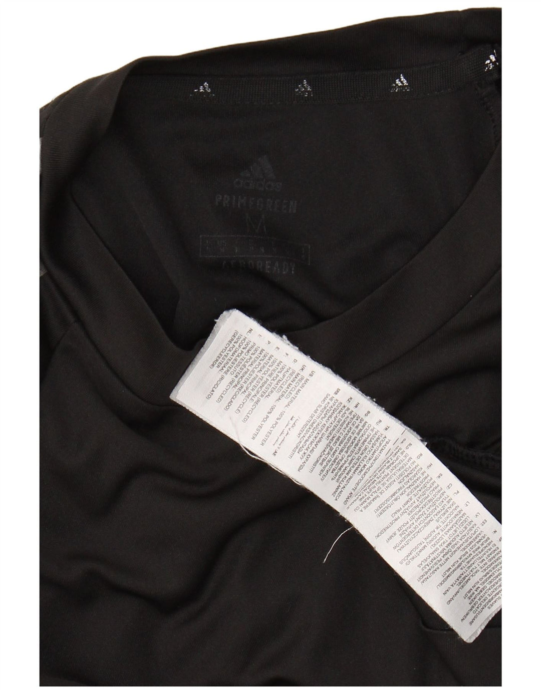 ADIDAS Mens Aeroready T-Shirt Top Medium Black Polyester
