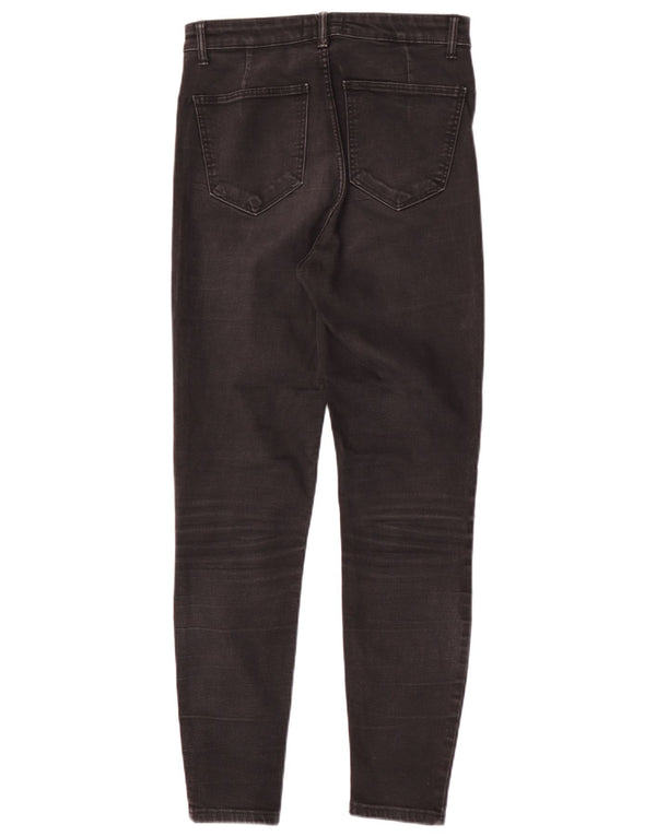 Damskie jeansy obcisłe z wysokim stanem Zara EU 40 Medium W30 L28 czarne