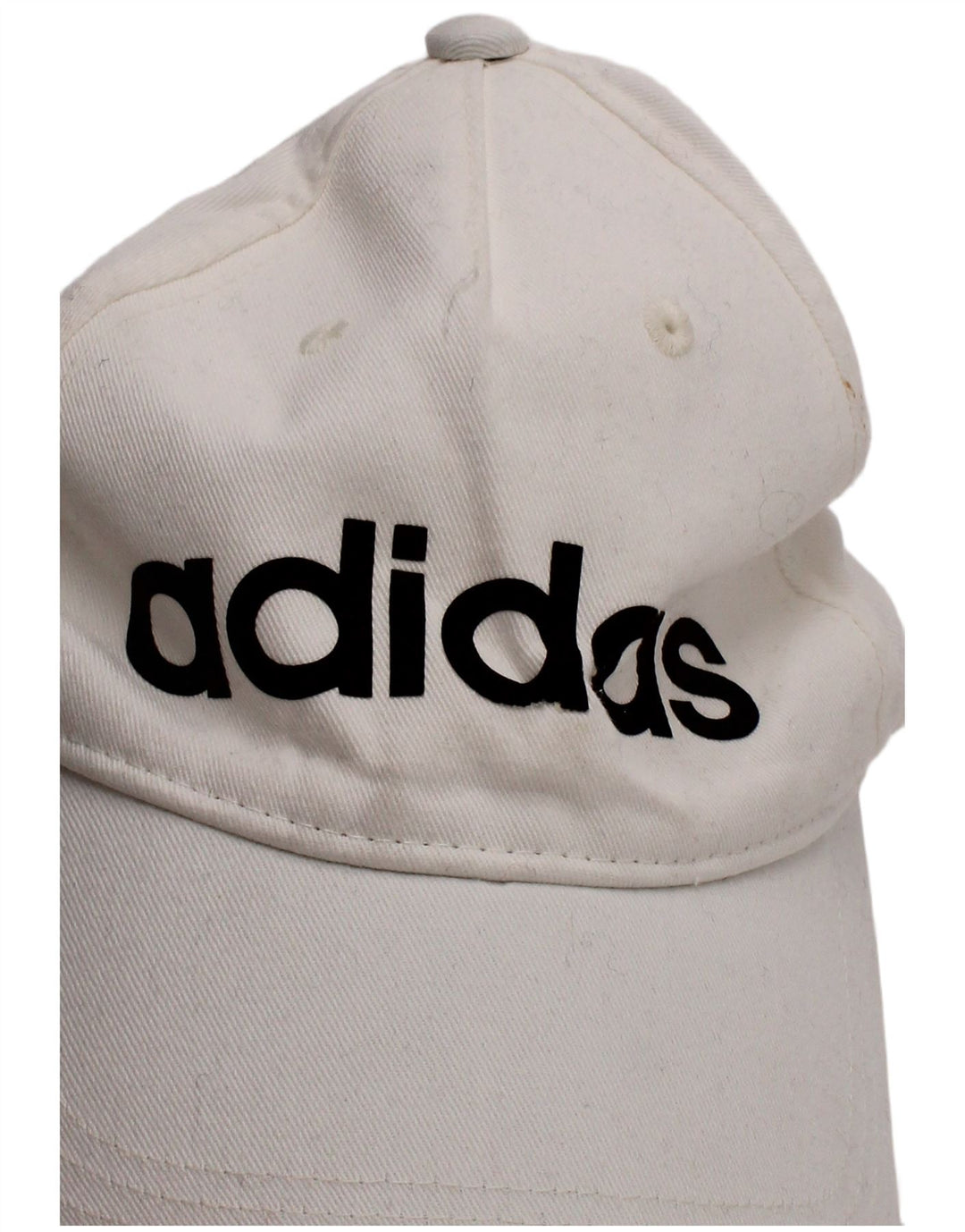 Męska czapka z daszkiem Adidas z grafiką, jeden rozmiar, biała, bawełniana