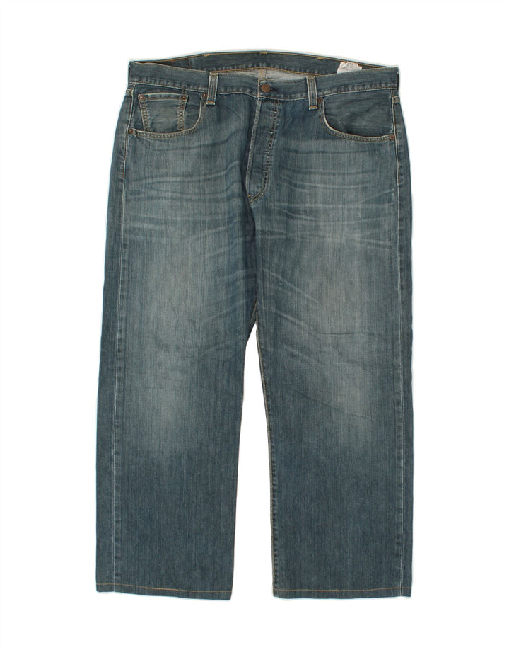 Męskie jeansy LEVI'S 501 Straight W38 L26 Niebieskie bawełniane