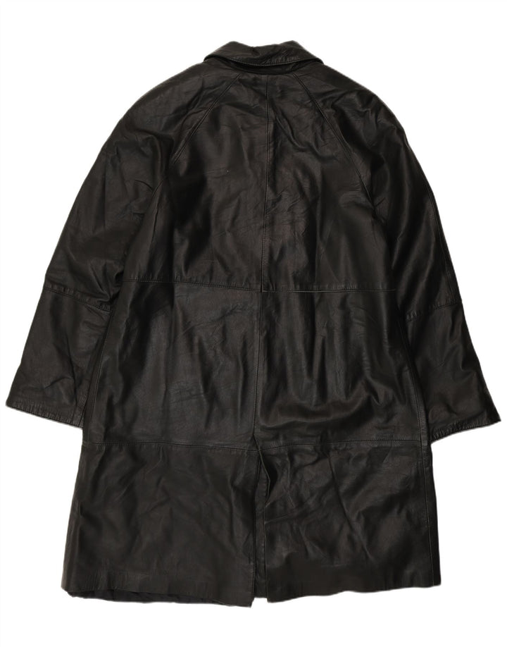 Płaszcz skórzany damski Venezia Olivieri IT 48 XL, czarna skóra