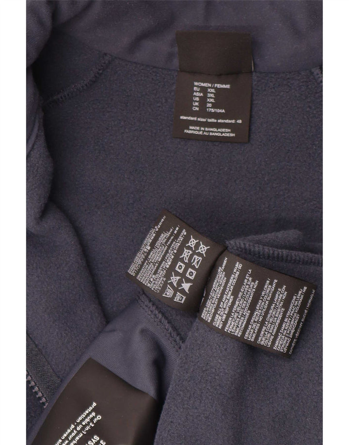 Damska kurtka polarowa Jack Wolfskin UK 20 2XL Granatowy poliester