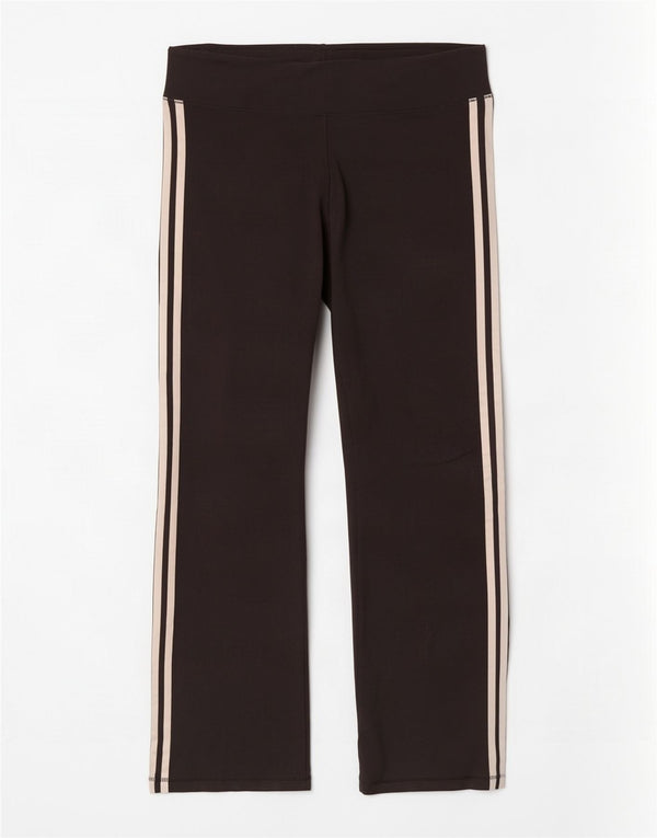 Damskie spodnie dresowe Adidas Climalite UK 16/18, duże, czarne, poliestrowe