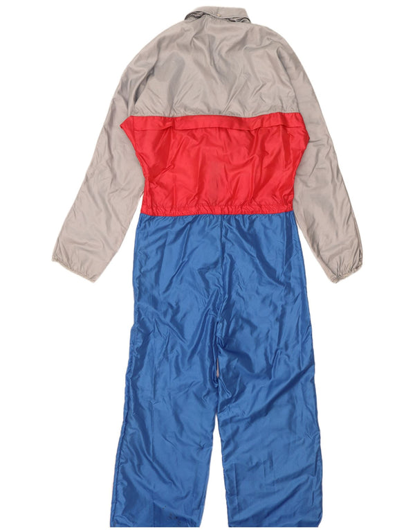 Ellesse Womens Hooded Ski Jumpsuit UK 6 XS Multicoloured Colourblock Nylon