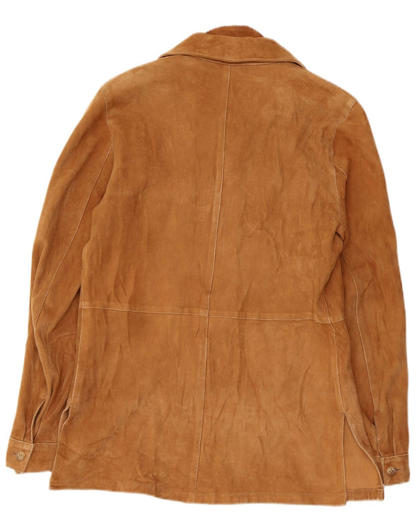 Damska kurtka zamszowa VINTAGE IT 44 w kolorze średniego beżu