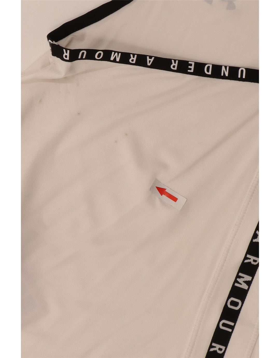 Damska kamizelka Under Armour Heat Gear Graphic Top UK 12 Średni biały poliester