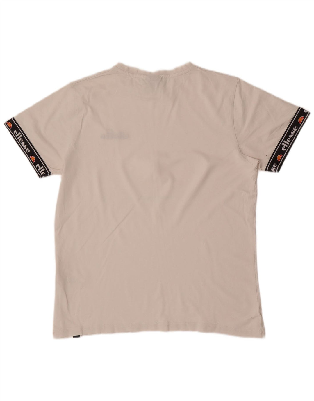 Męska koszulka z grafiką Ellesse Top, bawełniana, w kolorze średniej bieli