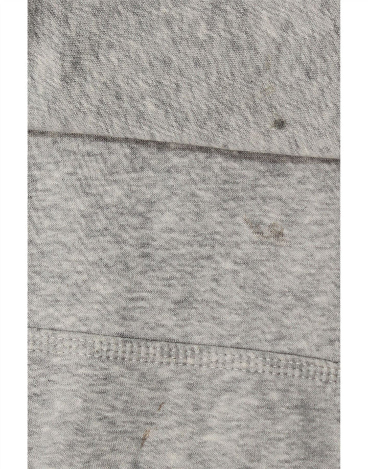 Męski sweter z kapturem Nike z grafiką, średnioszary, bawełniany w cętki