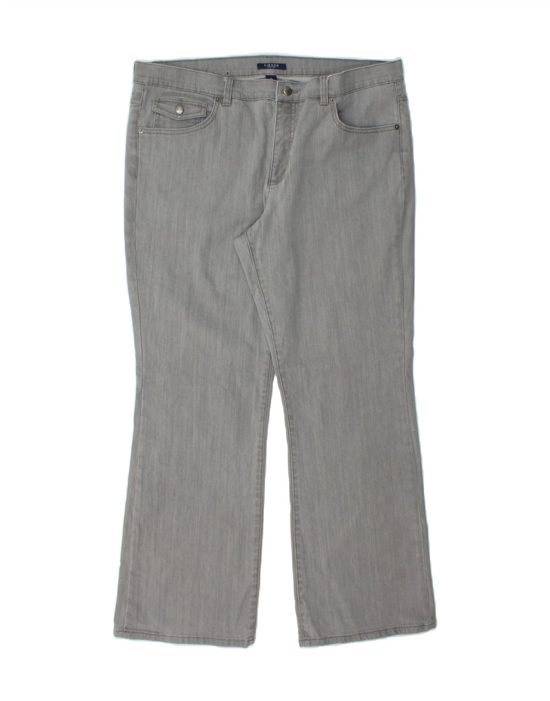 CHAPS Womens Straight Jeans US 16 2XL W36 L31 Grey Cotton Vintage Chaps and Second-Hand Chaps from Messina Hembry 