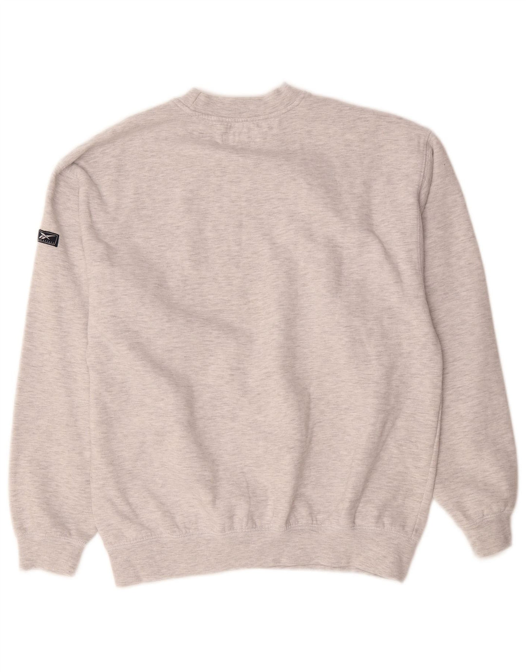 Męski sweter Reebok, mały, szary, nakrapiany poliester