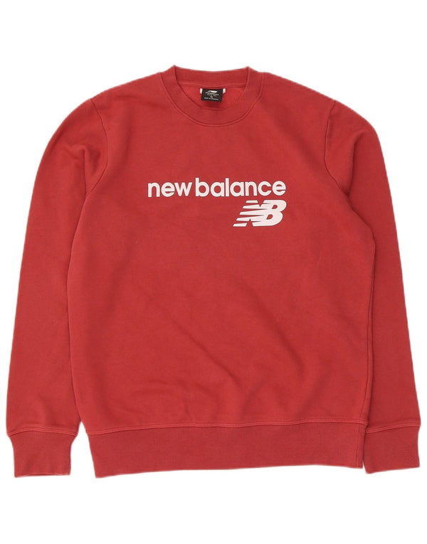 Damska bluza New Balance z grafiką, UK 14, średnia czerwień