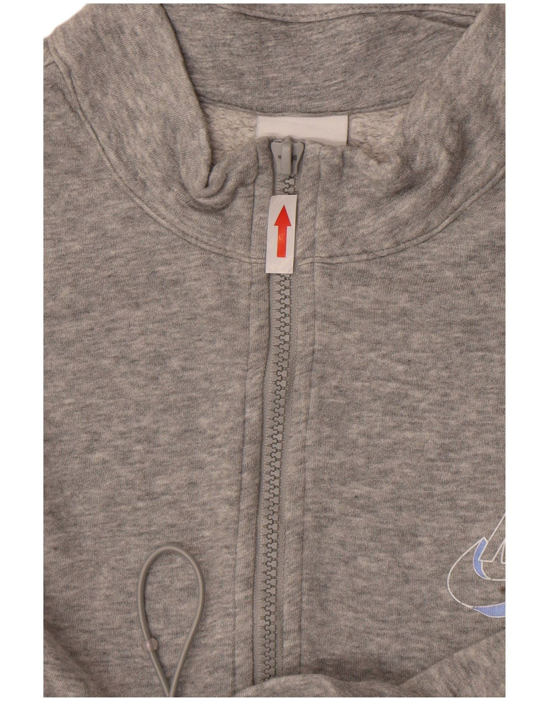 Damska bluza dresowa Nike Oversize z zamkiem błyskawicznym UK 18 XL, szara, nakrapiana