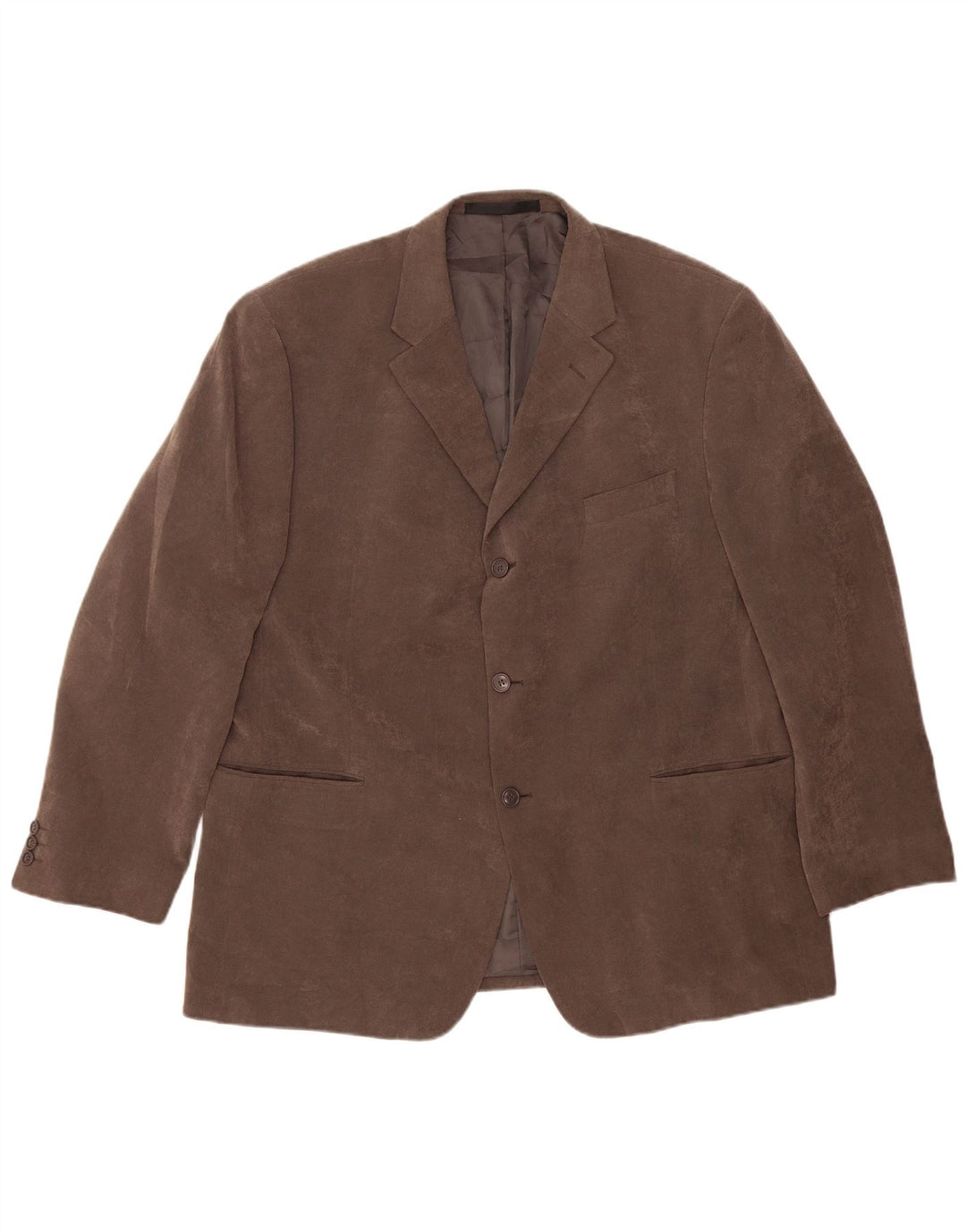 Marks & Spencer Męska marynarka zapinana na 3 guziki, UK 46 XL, szary poliester