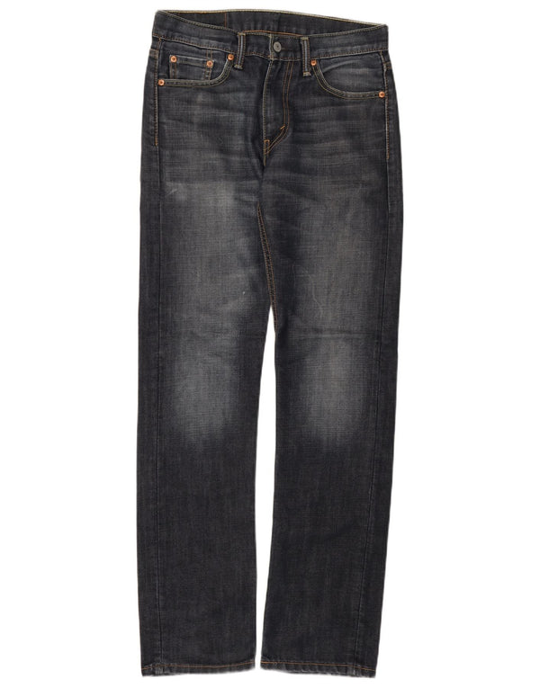 Męskie jeansy Levi's 513 Slim Straight W28 L32 Niebieskie bawełniane
