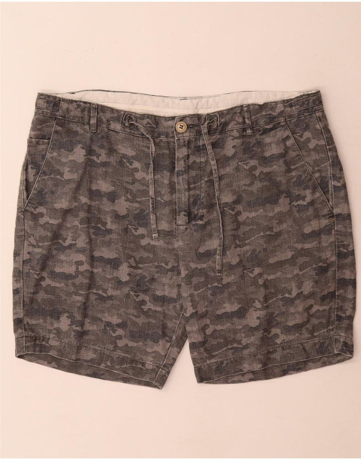 Męskie spodenki chino Zara XL W36 szary kamuflaż