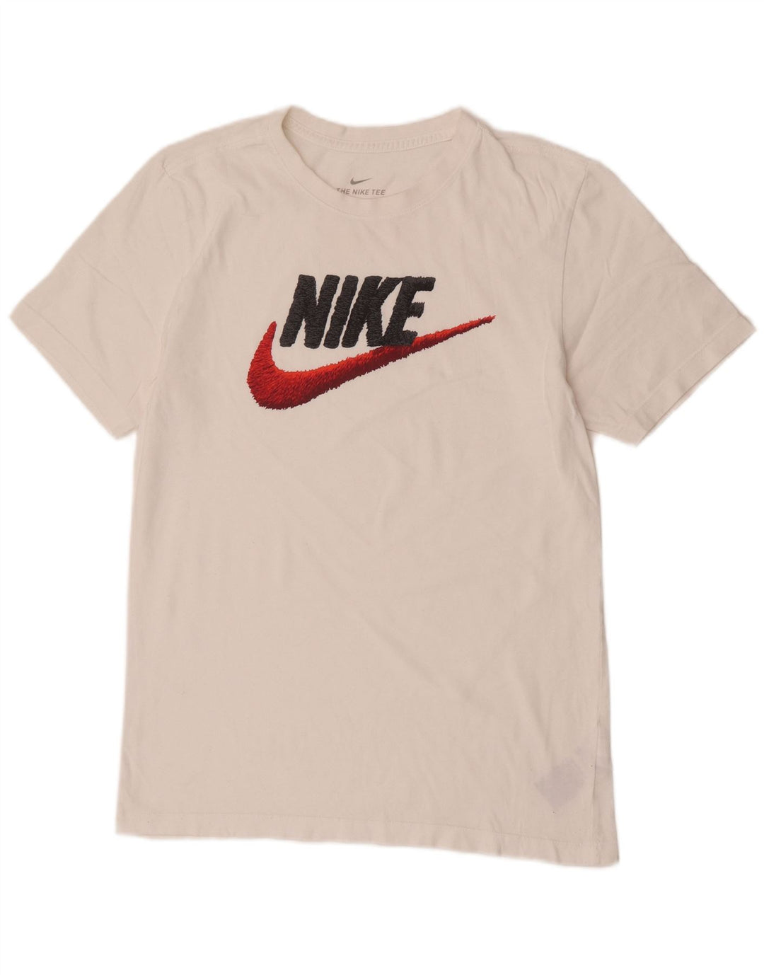 Męski T-shirt z grafiką Nike, mały, biały, bawełniany