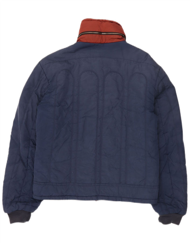 Męska kurtka bomber z kapturem Diesel UK 42 XL Niebieski nylon