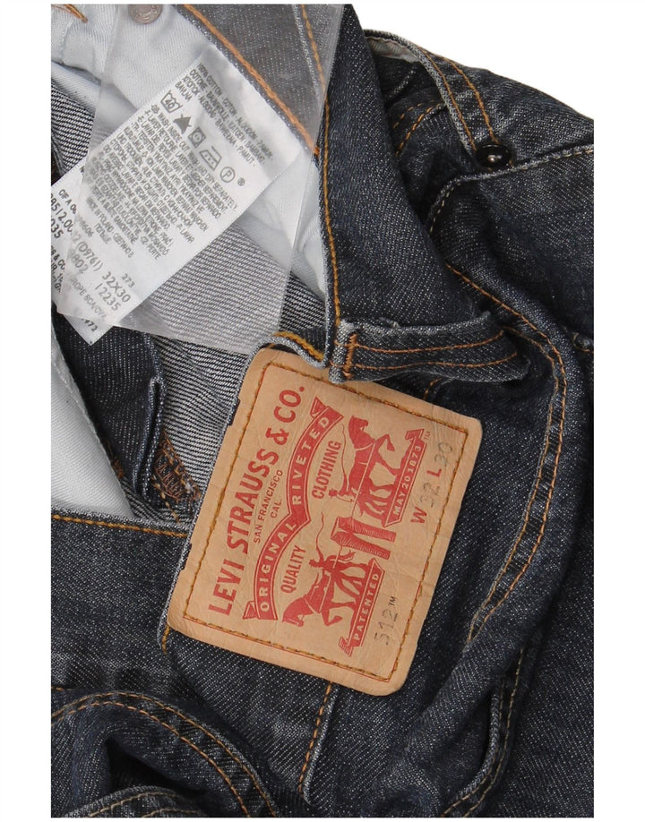 Damskie jeansy Levi's 512 Bootcut W32 L30 Granatowa bawełna