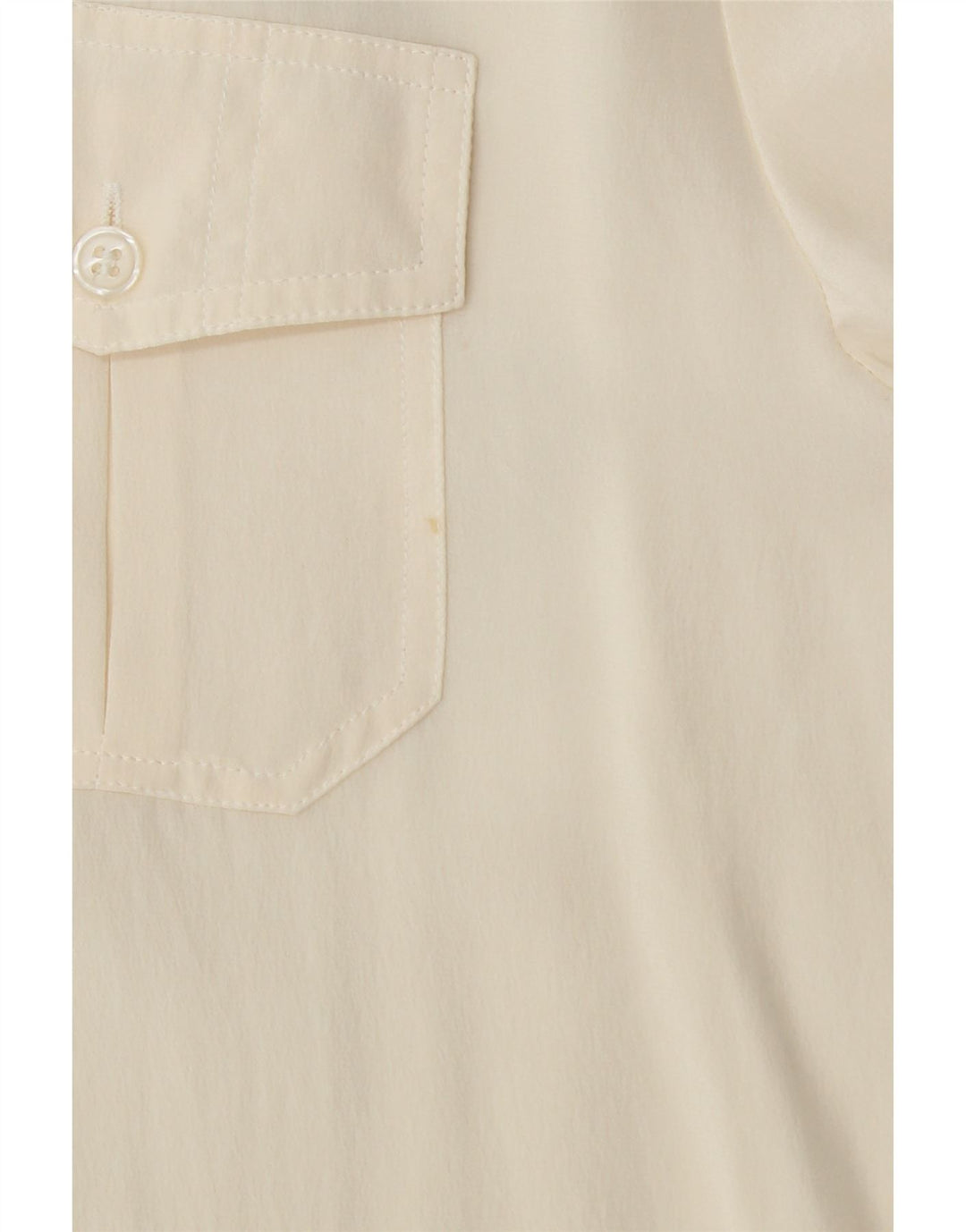 PROJECT Damska bluzka koszulowa UK 18 XL Off White Silk