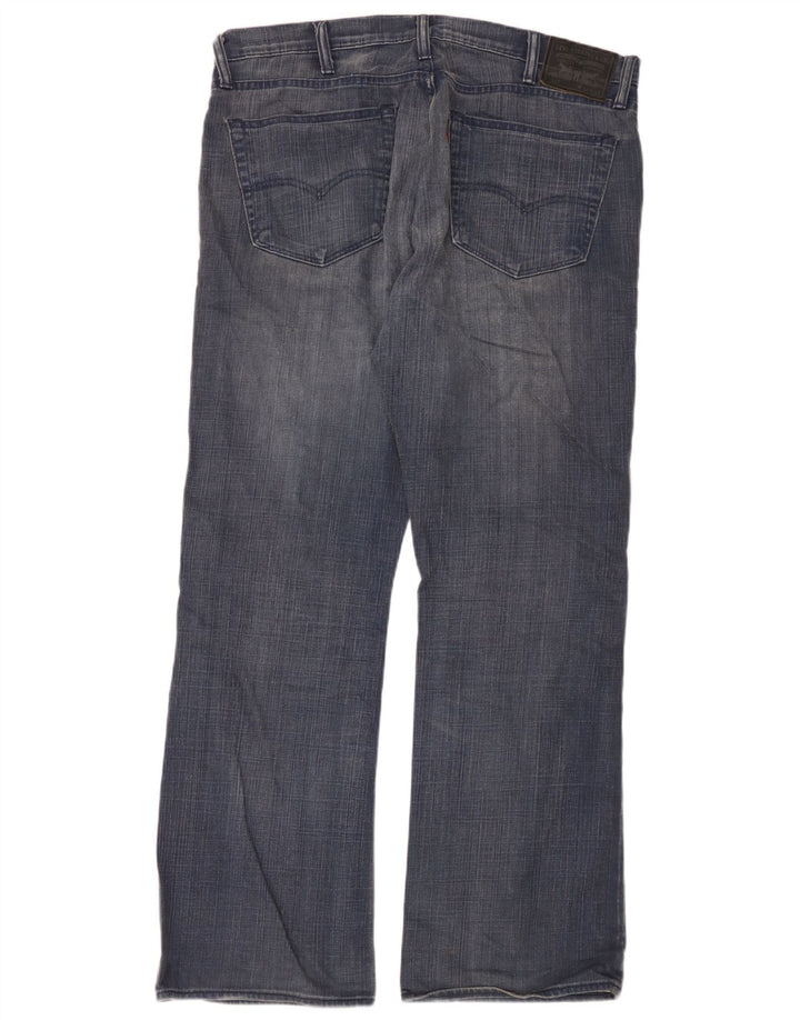 Męskie jeansy Levi's 527 Bootcut W38 L32 Niebieska bawełna