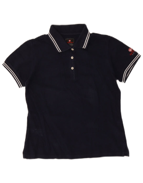 Damska koszulka polo Murphy & Nye UK 10, mała, granatowa, bawełniana