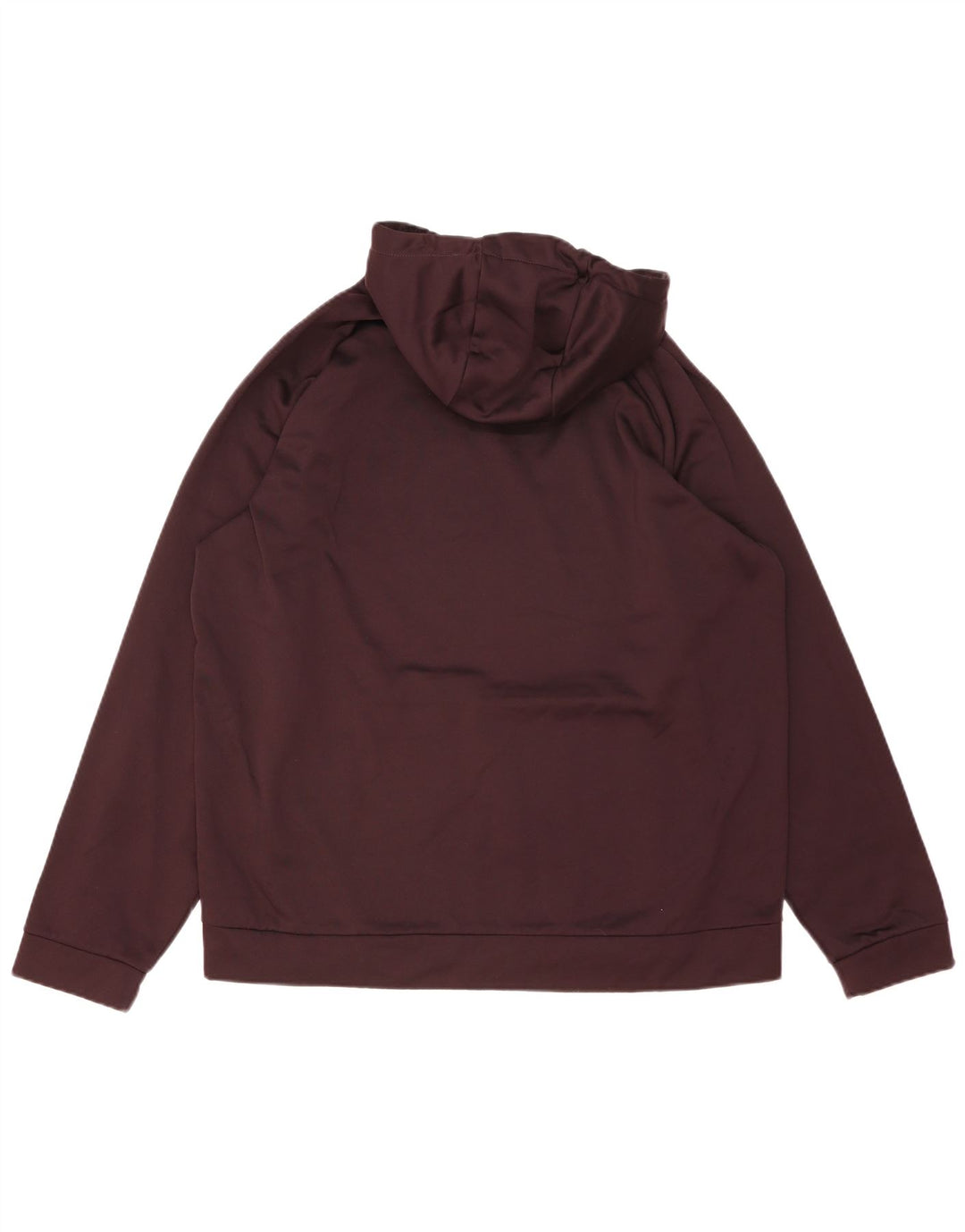 Męska bluza z kapturem Nike Dri Fit XL, bordowy poliester