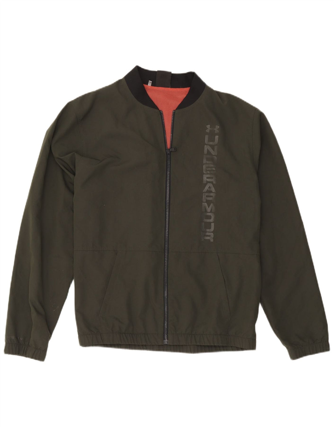 Męska kurtka bomber z grafiką Under Armour UK 40, duża khaki