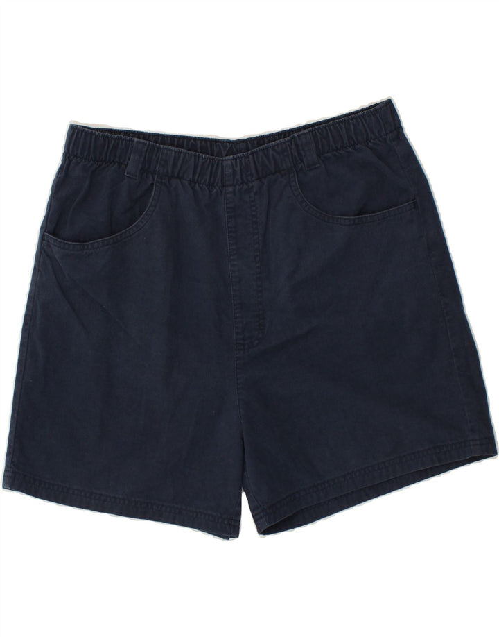 EDDIE BAUER Womens Casual Shorts Medium W30 Navy Blue Cotton Vintage Eddie Bauer and Second-Hand Eddie Bauer from Messina Hembry 