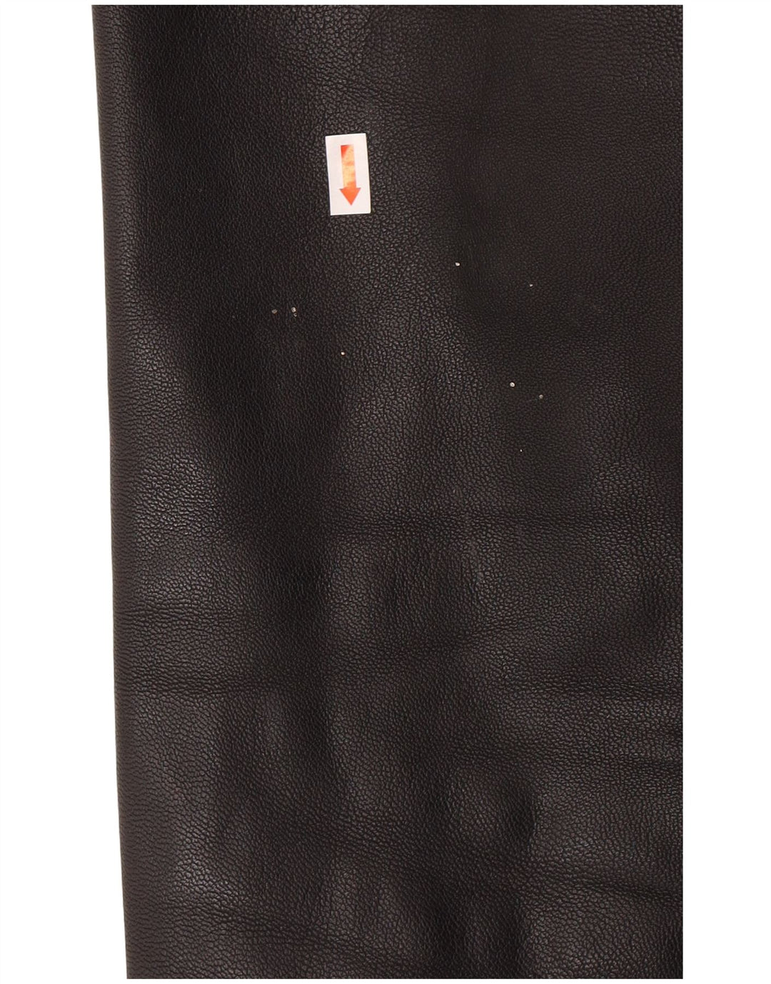 ROUTE 66 Męska kurtka skórzana UK 40 Duża czarna skóra