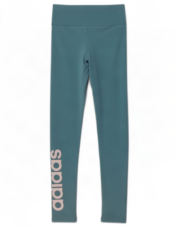 Damskie legginsy Adidas Graphic UK 4/6 XS Niebieskie