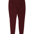 EDDIE BAUER Womens Leggings UK 18 XL  Burgundy Flecked Polyester Vintage Eddie Bauer and Second-Hand Eddie Bauer from Messina Hembry 