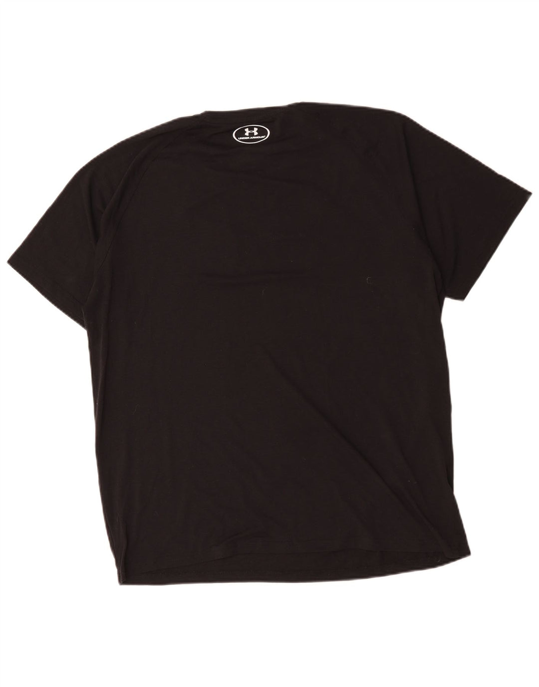 Męski T-shirt z grafiką Under Armour Heat Gear, duży, czarny, poliestrowy