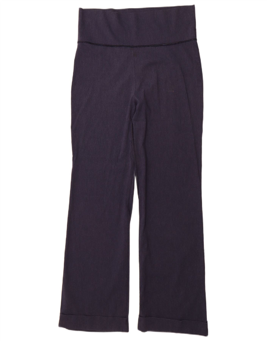 VINTAGE Womens Bootcut Casual Trousers W27 L31 Navy Blue