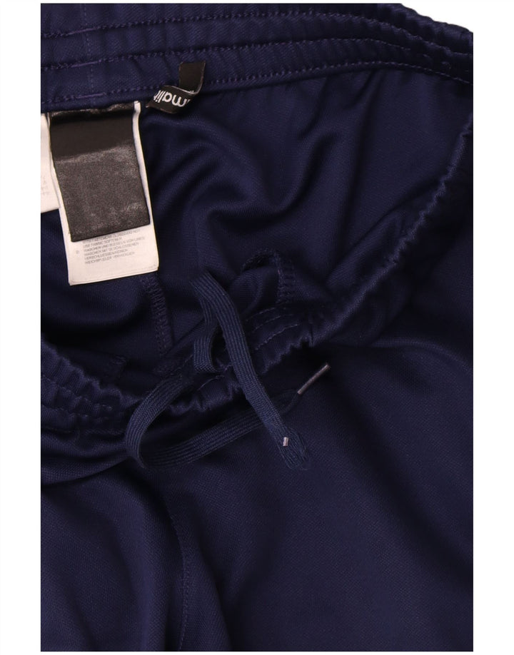Męskie spodnie dresowe Adidas Climalite XS, granatowe, poliestrowe